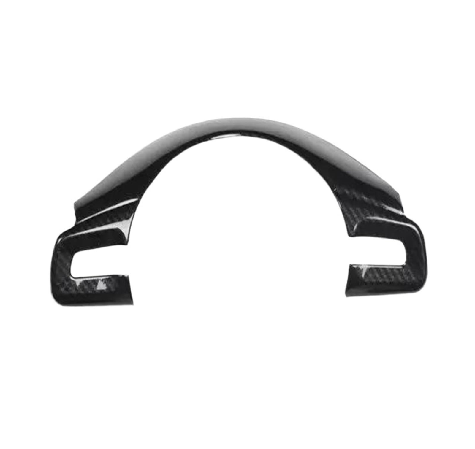 Innenzubehör Für FIT 2021 2022 ABS Auto Lenkrad Rückseite Abdeckung Trim Aufkleber(Schwarz) von HUANTY
