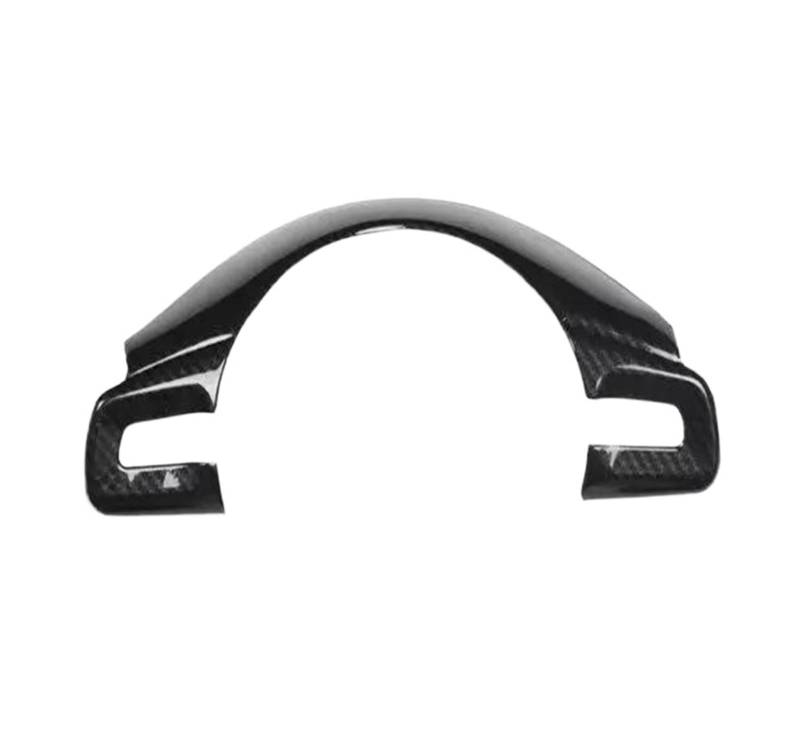 Innenzubehör Für FIT 2021 2022 ABS Auto Lenkrad Rückseite Abdeckung Trim Aufkleber(Schwarz) von HUANTY