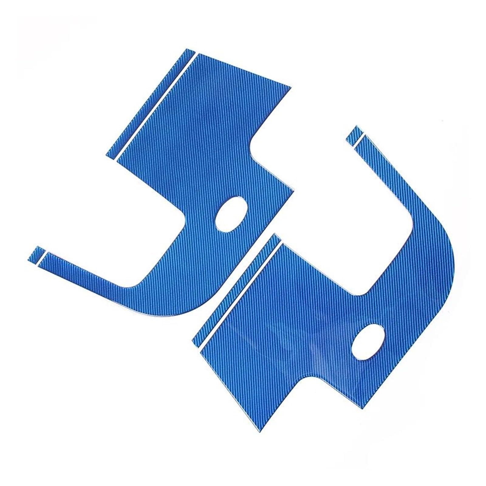 Innenzubehör Für FJ Cruiser 2007-2021 Auto Hinten Tür Anti-kick Panel Trim Aufkleber Auto Zubehör(Blau) von HUANTY