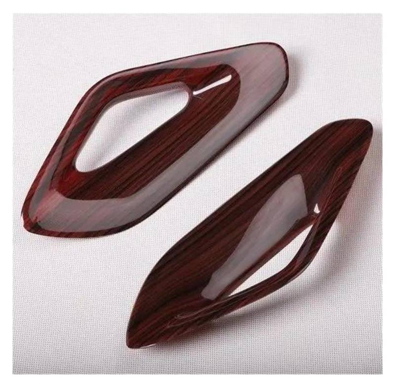 Innenzubehör Für GLE 2020 2021 2Pcs ABS Auto Getriebe Shift Seite Griff Bar Panel Abdeckung Trim Aufkleber(Braun) von HUANTY