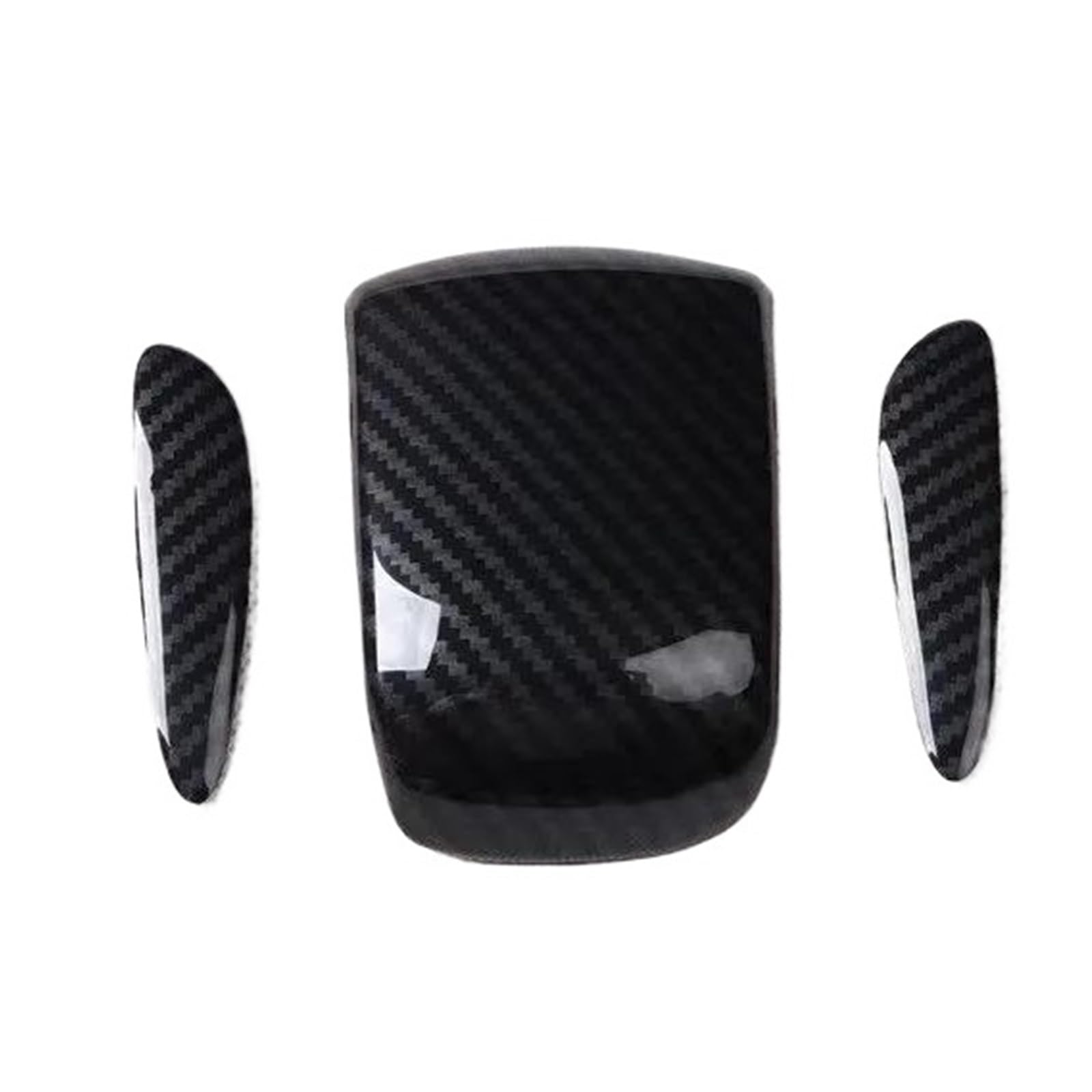 Innenzubehör Für GLE 2020 2021 Auto Styling ABS Auto Schaltknauf Kopf Panel Abdeckung Trim Aufkleber(Schwarz) von HUANTY