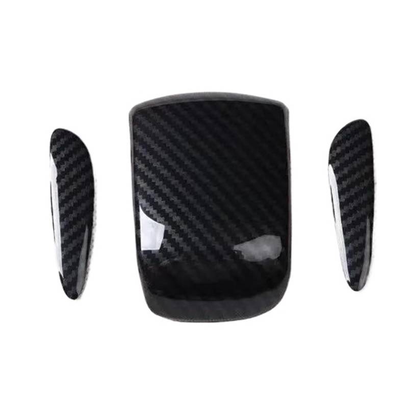 Innenzubehör Für GLE 2020 2021 Auto Styling ABS Auto Schaltknauf Kopf Panel Abdeckung Trim Aufkleber(Schwarz) von HUANTY