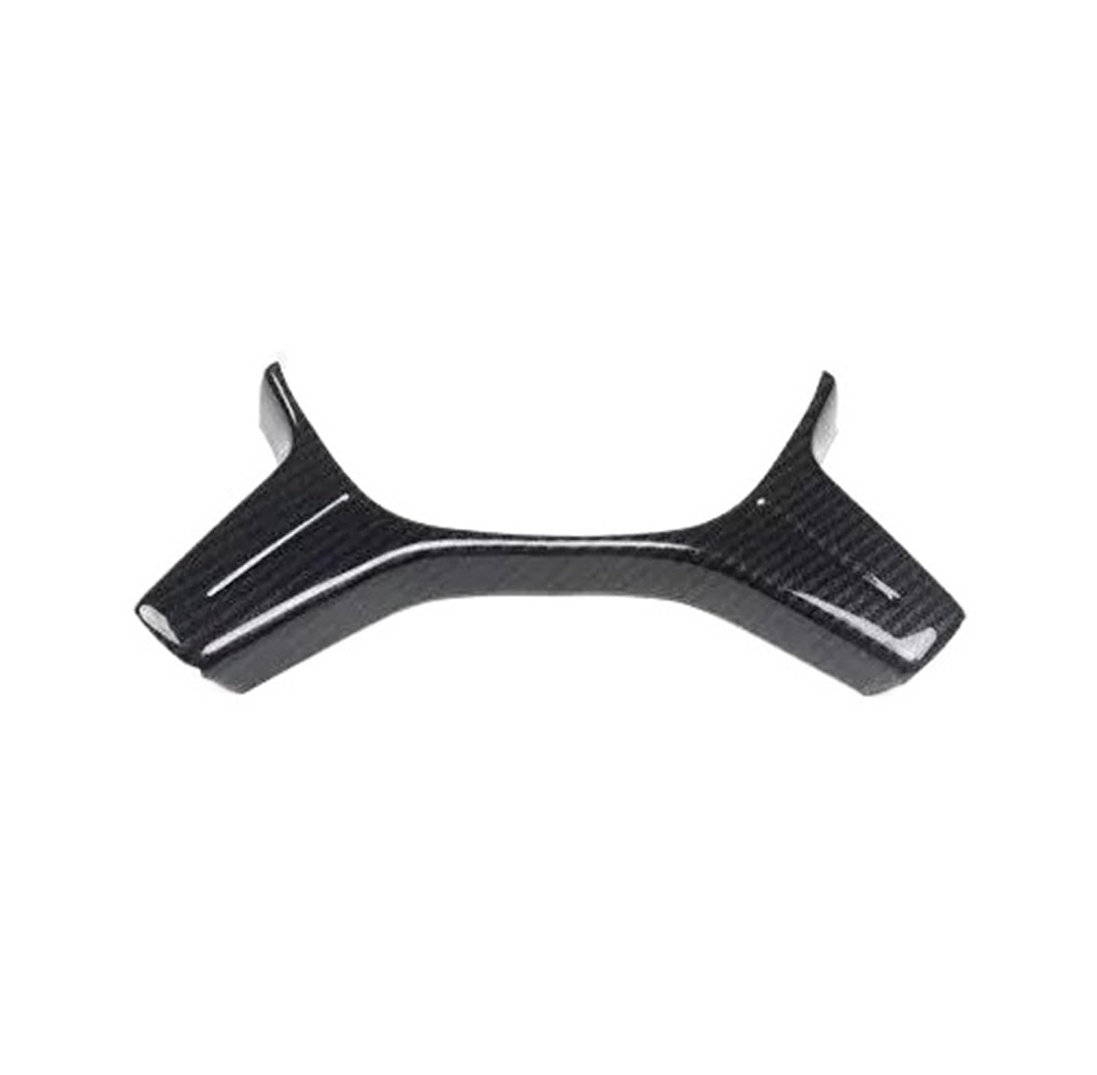 Innenzubehör Für ML/GL 2012 2013 2014 2015 ABS Auto Lenkrad Panel Abdeckung Trim Aufkleber(Carbon black) von HUANTY