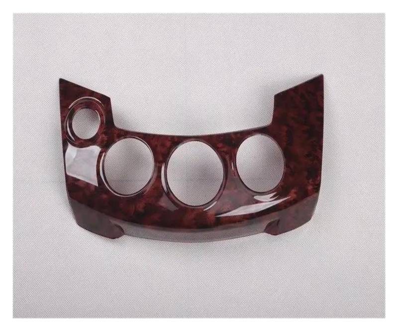 Innenzubehör Für RA&V4 2009 2010 2011 2012 ABS Auto Armaturenbrett Mitte AC Bedienfeld Abdeckung Trim Aufkleber(Braun) von HUANTY