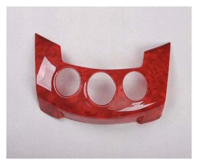 Innenzubehör Für RA&V4 2009 2010 2011 2012 ABS Auto Armaturenbrett Mitte AC Bedienfeld Abdeckung Trim Aufkleber(Rot) von HUANTY