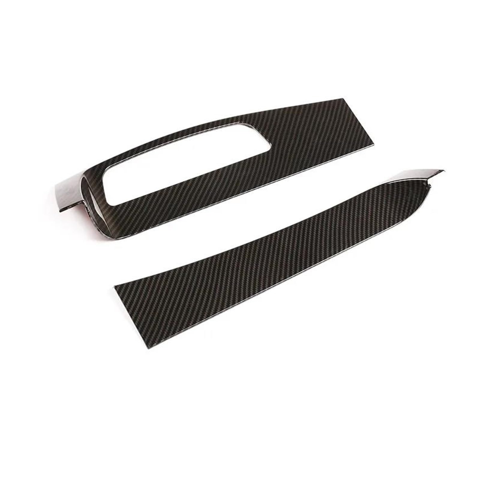 Innenzubehör Für S Klasse W221 2005-13 ABS Auto Center Konsole Armaturenbrett Unter Oberfläche Dekoration Panel Aufkleber Auto Zubehör(Kohlefaser) von HUANTY