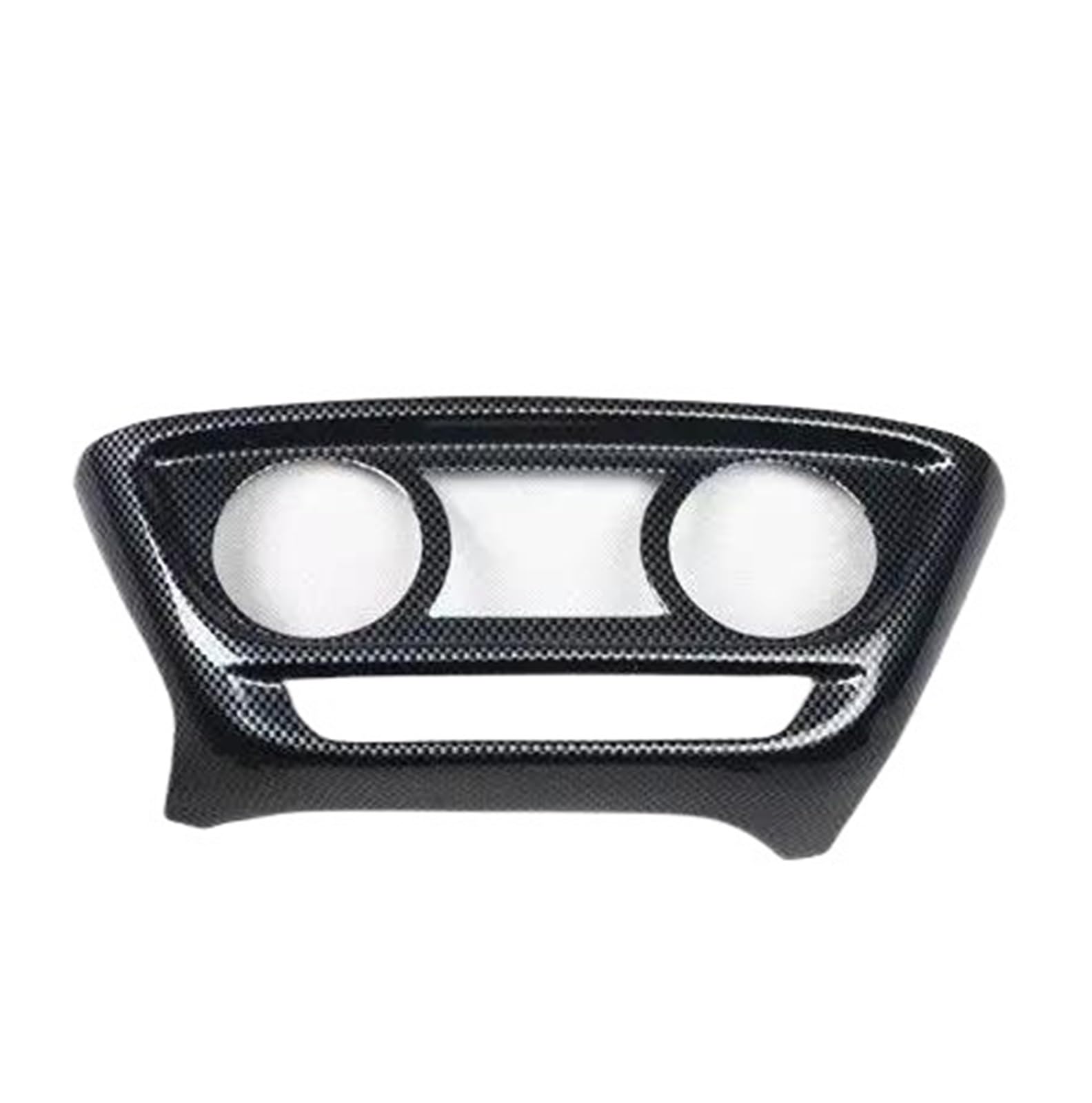 Innenzubehör Für Vezel 2015 2016 2017 ABS Auto Center Konsole AC Schalter Taste Panel Abdeckung Trim Aufkleber(Schwarz) von HUANTY