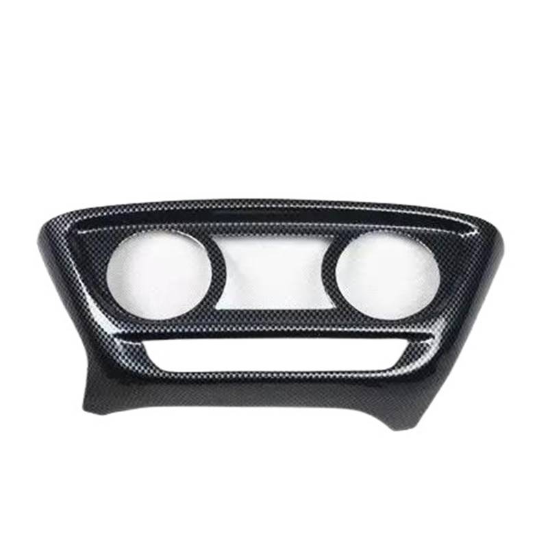 Innenzubehör Für Vezel 2015 2016 2017 ABS Auto Center Konsole AC Schalter Taste Panel Abdeckung Trim Aufkleber(Schwarz) von HUANTY
