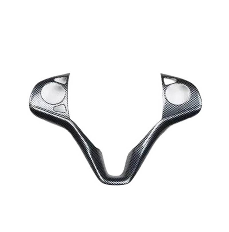 Innenzubehör Für Vezel 2015 2016 2017 ABS Auto Lenkrad Panel Abdeckung Trim Aufkleber(Schwarz,B) von HUANTY