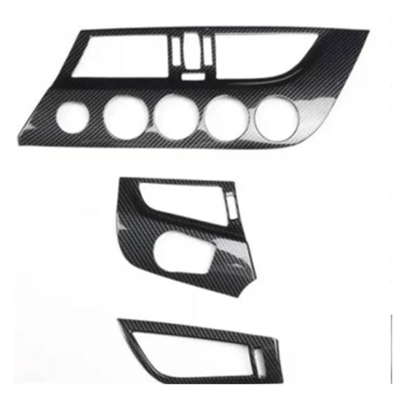 Innenzubehör Für Z4 2009 2010 2011 2012 2013 2014 2015 Auto Center Konsole AC Schalter Panel Air Outlet Vent Abdeckung Trim(Schwarz) von HUANTY