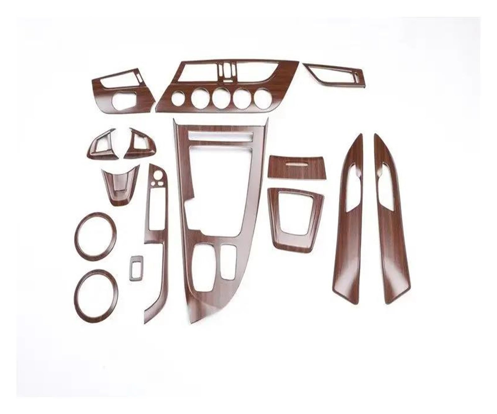 Innenzubehör Für Z4 2009 2010 2011 2012 2013 2014 2015 Auto Innen Dashboard Center Konsole Panel Abdeckung Trim Set(Braun) von HUANTY