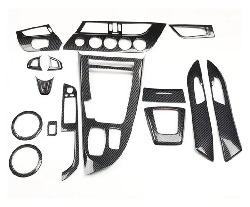 Innenzubehör Für Z4 2009 2010 2011 2012 2013 2014 2015 Auto Innen Dashboard Center Konsole Panel Abdeckung Trim Set(Schwarz) von HUANTY