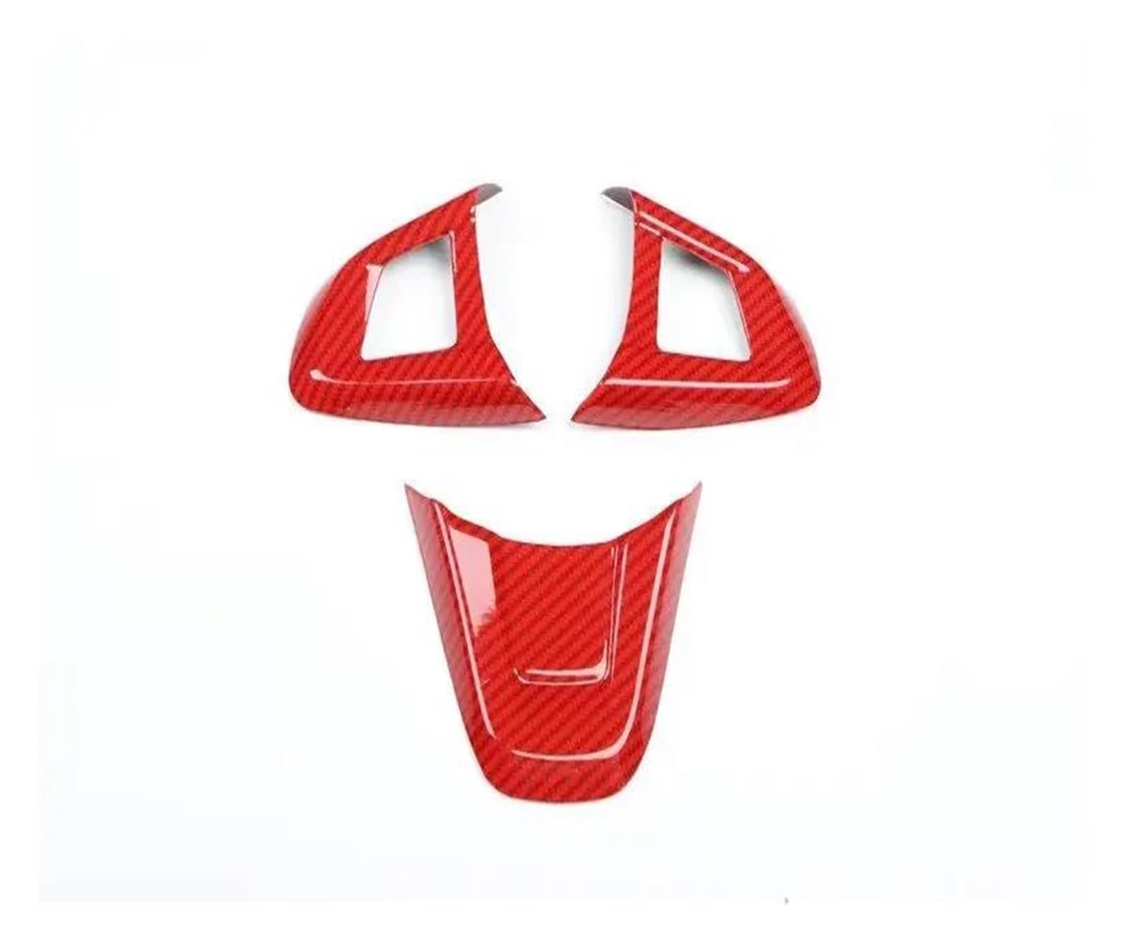 Innenzubehör Für Z4 2009 2010 2011 2012 2013 2014 2015 Auto Lenkrad Abdeckung Trim Aufkleber Refit Styling Aufkleber(Rot) von HUANTY