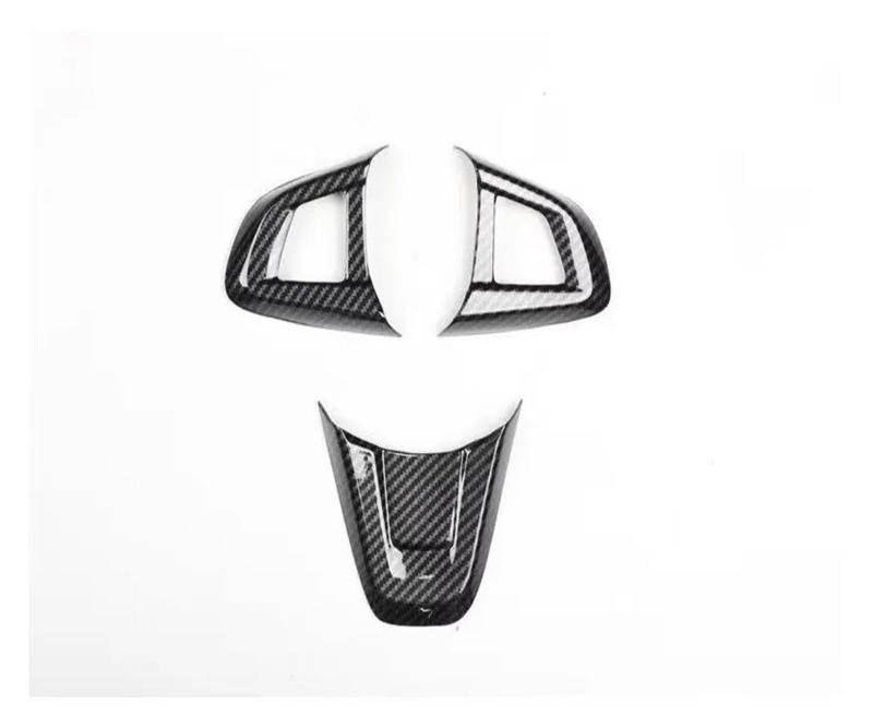 Innenzubehör Für Z4 2009 2010 2011 2012 2013 2014 2015 Auto Lenkrad Abdeckung Trim Aufkleber Refit Styling Aufkleber(Schwarz) von HUANTY