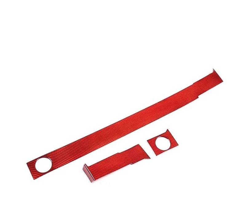 Innenzubehör LHD Und RHD Kohlefaser-Auto-Instrumententafel-Dekorationsaufkleber Für Rover Sport 2014–2019(Red L) von HUANTY