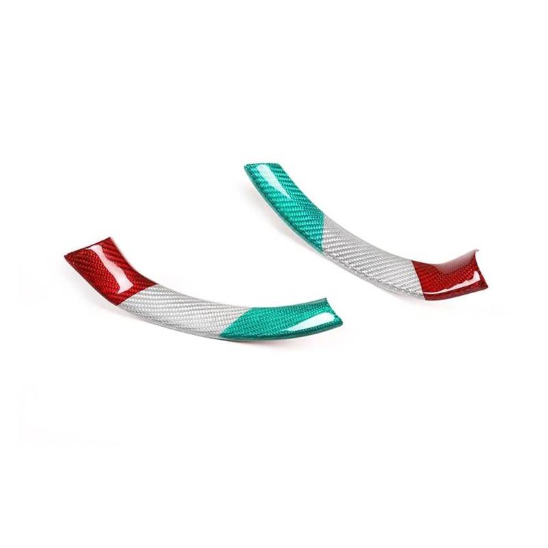 Innenzubehör Lenkrad Dekoration Rahmen Streifen Abdeckung Trim Auto Zubehör Für Giulia Stelvio 2017 2018 2019(Multi-colored) von HUANTY