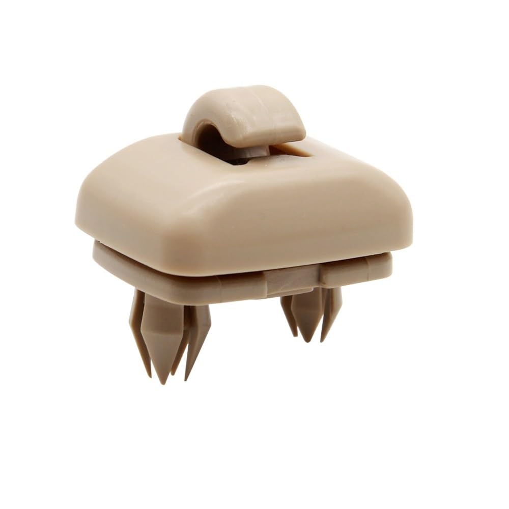 1 stücke/2 stücke Auto Sonnenblende Clip Haken Halterung Aufhänger ersatz for A1 A3 A4 A5 Q3 Q5 (8E0 857 562) a7 B6 B7 B8 S4 S5(Beige 1pcs) von HUBXHEIY