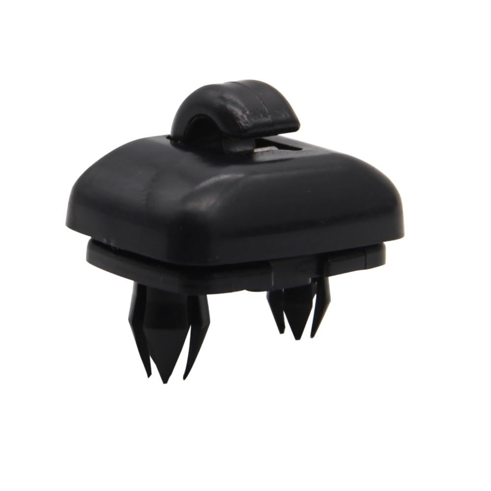 1 stücke/2 stücke Auto Sonnenblende Clip Haken Halterung Aufhänger ersatz for A1 A3 A4 A5 Q3 Q5 (8E0 857 562) a7 B6 B7 B8 S4 S5(Black 1pcs) von HUBXHEIY