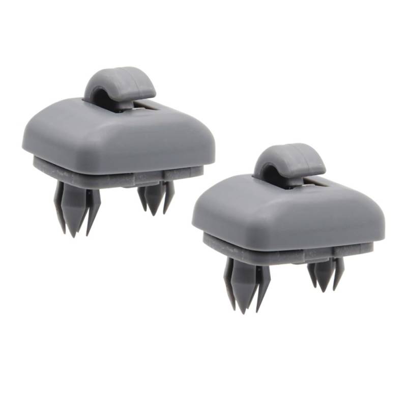 1 stücke/2 stücke Auto Sonnenblende Clip Haken Halterung Aufhänger ersatz for A1 A3 A4 A5 Q3 Q5 (8E0 857 562) a7 B6 B7 B8 S4 S5(Grey 2pcs) von HUBXHEIY