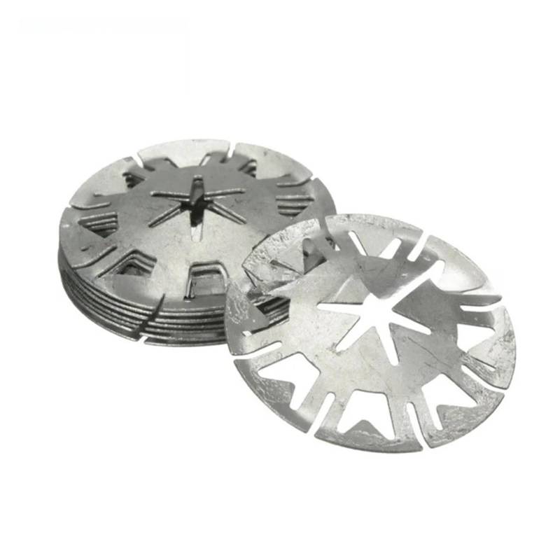 10/20 stücke Unterboden Auspuff Hitzeschild Metall Federscheibe Mutter Isolierende metall clamp Befestigungs Clip Auto Teile camper zubehör(Silver-20pcs) von HUBXHEIY