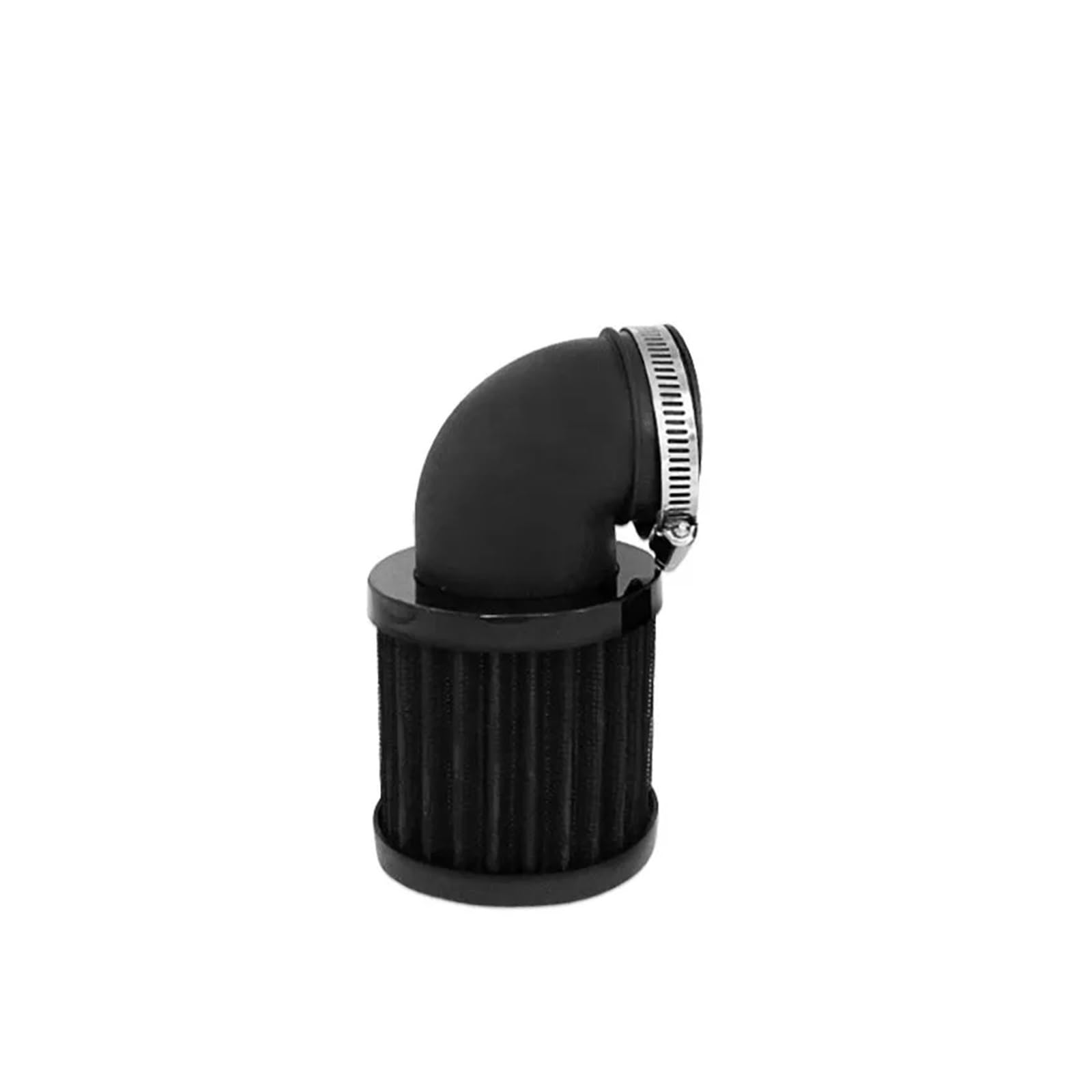 28-48mm Universal Motorrad 90 ° Biegen Lufteinlass Filter Reiniger Dirt bike BobberChopper Cafe Racer Alten Schule(Black) von HUBXHEIY