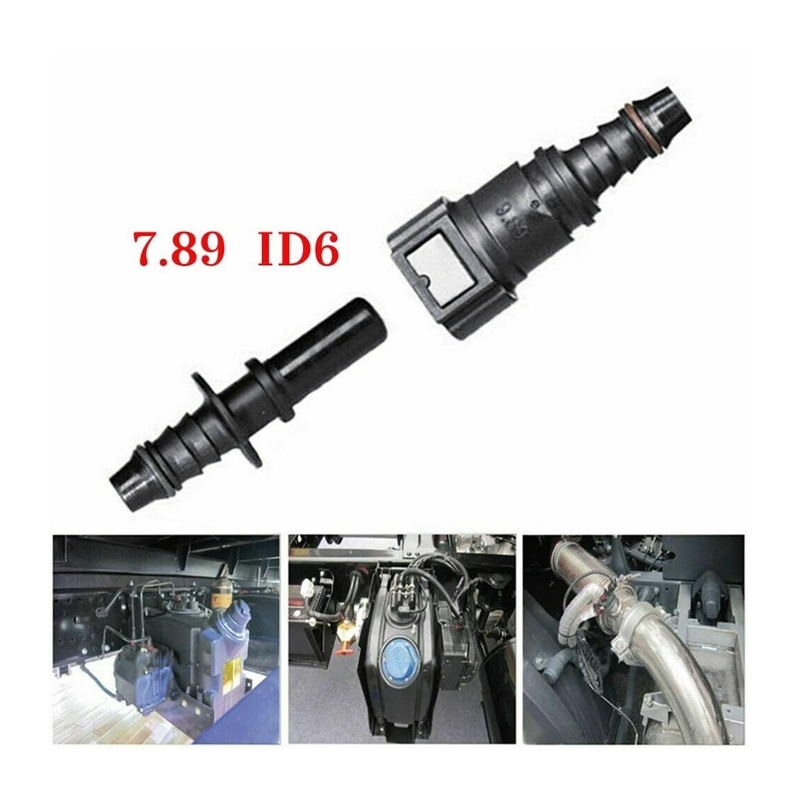 Gerade 7,89 mm ID6/9,89 mm ID8 Auto Auto Kraftstoffleitung Schlauchverbindung Schnellverschluss Montagesatz Kraftstoffleitung Schlauch Schnellverschluss(7.89mm ID6) von HUBXHEIY
