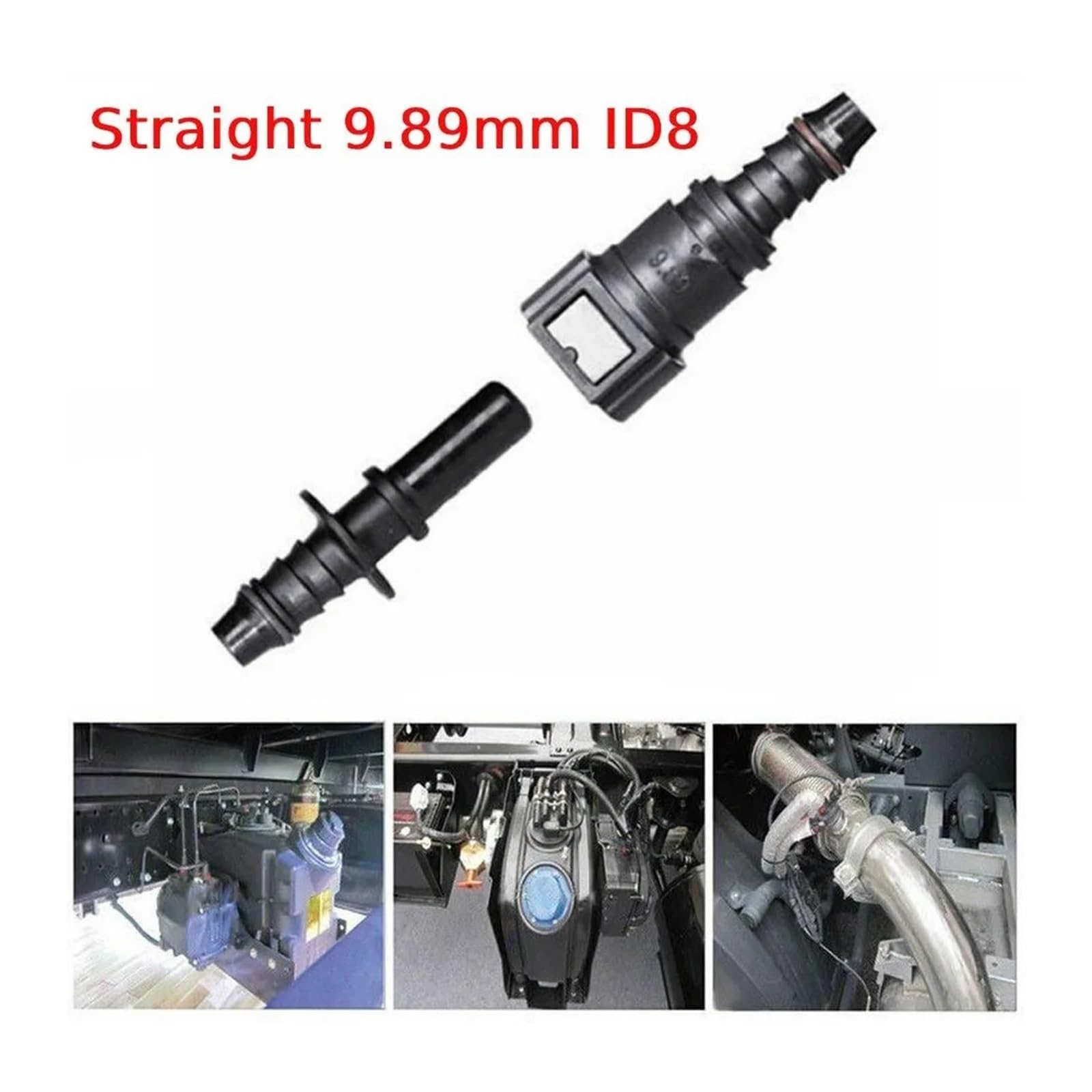 Gerade 7,89 mm ID6/9,89 mm ID8 Auto Auto Kraftstoffleitung Schlauchverbindung Schnellverschluss Montagesatz Kraftstoffleitung Schlauch Schnellverschluss(9.89mm ID8) von HUBXHEIY