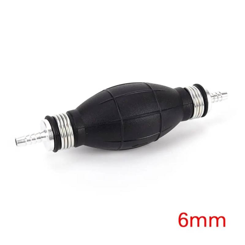 Gummi Aluminium Manuelle Kraftstoffpumpe Hand Primer Öl Benzin Benzin Flüssigkeit Transfer Pumpe 6mm/8mm/10mm/12mm(6mm) von HUBXHEIY