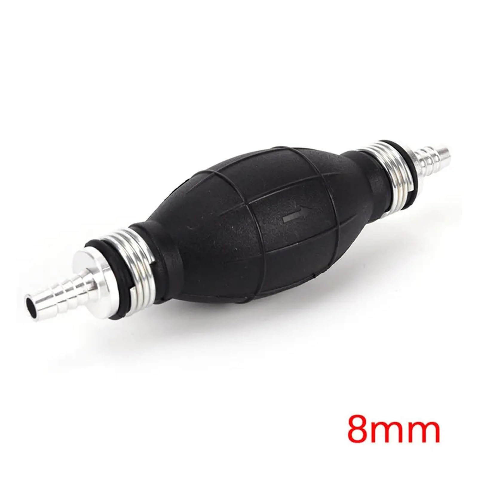 Gummi Aluminium Manuelle Kraftstoffpumpe Hand Primer Öl Benzin Benzin Flüssigkeit Transfer Pumpe 6mm/8mm/10mm/12mm(8mm) von HUBXHEIY