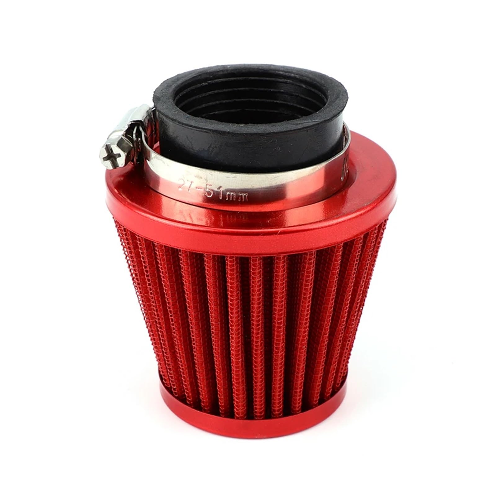 Universal 38mm Motorrad Luftfilter Intake Induction Kit for GY6 50cc 110cc 125cc Motorrad Roller Dirt Pit Bike ATV Quad Bugg(38mm Red) von HUBXHEIY