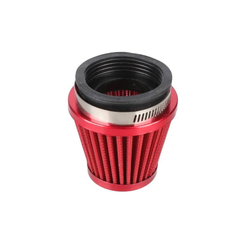 Universal 38mm Motorrad Luftfilter Intake Induction Kit for GY6 50cc 110cc 125cc Motorrad Roller Dirt Pit Bike ATV Quad Bugg(48-50mm Red) von HUBXHEIY