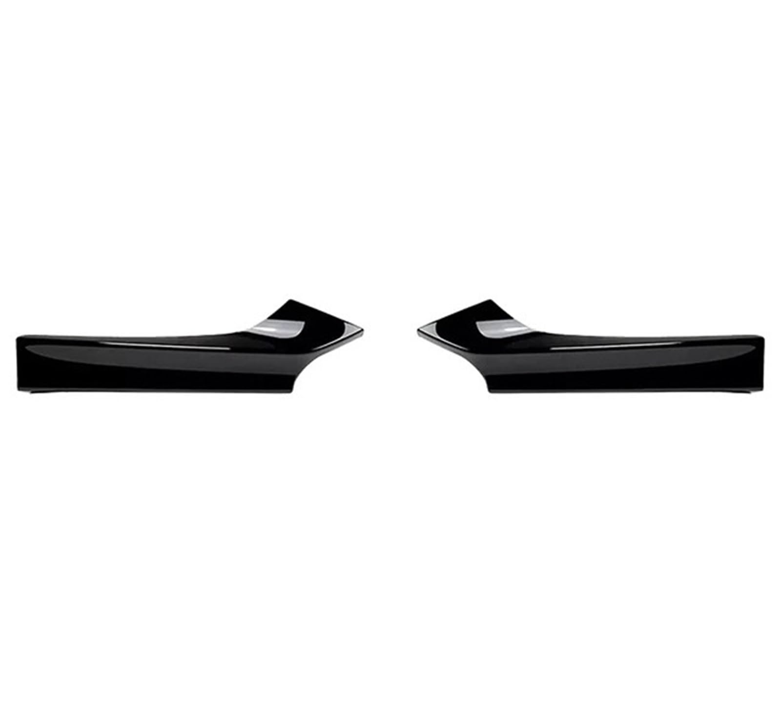 HUDVNST [Replacement] 1 Paar Spoiler-Abdeckungen for die seitliche Frontstoßstange, for BMW 2er, F22, F23, M235i, M240i, 220i, 228i, 230i, for M, for Sport, 2014-2022 (Black) von HUDVNST