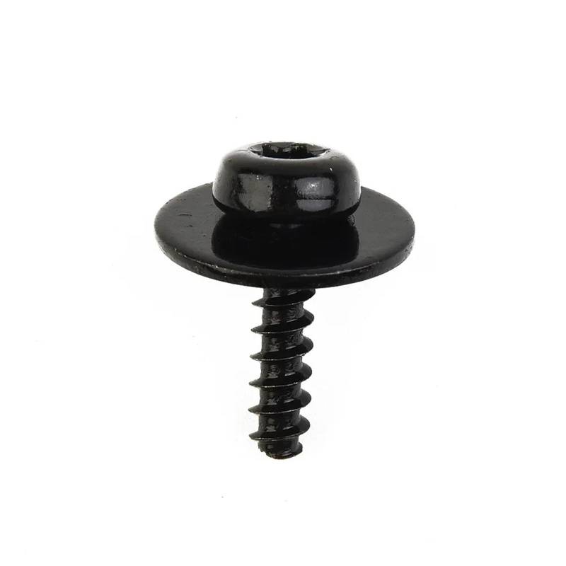 HUDVNST [Replacement] 10 Stück Schraubenbolzen, 20 mm, Luftleitblech, schwarz, for Ford, for Focus, for Escape von HUDVNST
