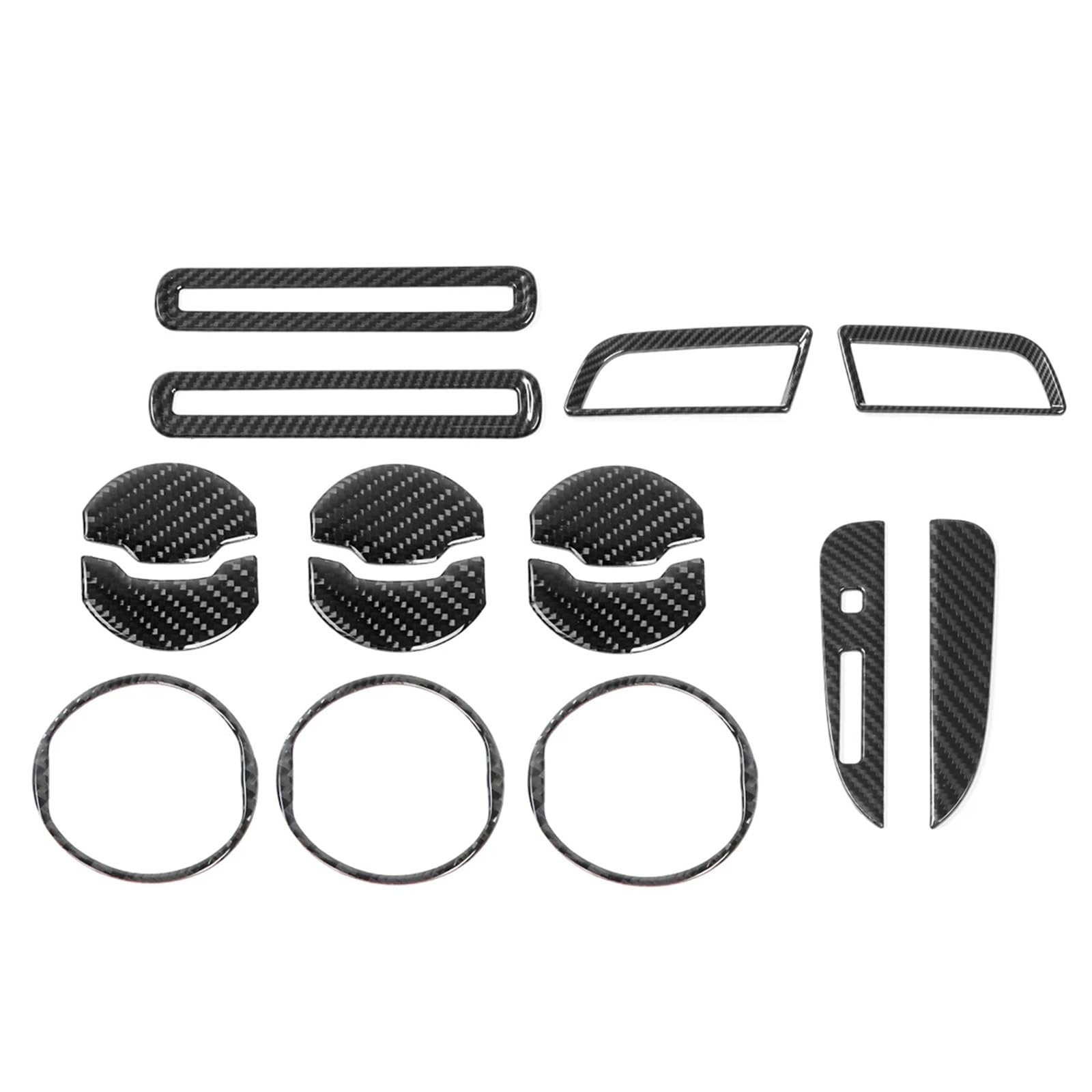 HUDVNST [Replacement] 15-teiliges Dekor-Set for Innenausstattung, for Ford, for Mustang, 2015, 2016, 2017, 2018 von HUDVNST