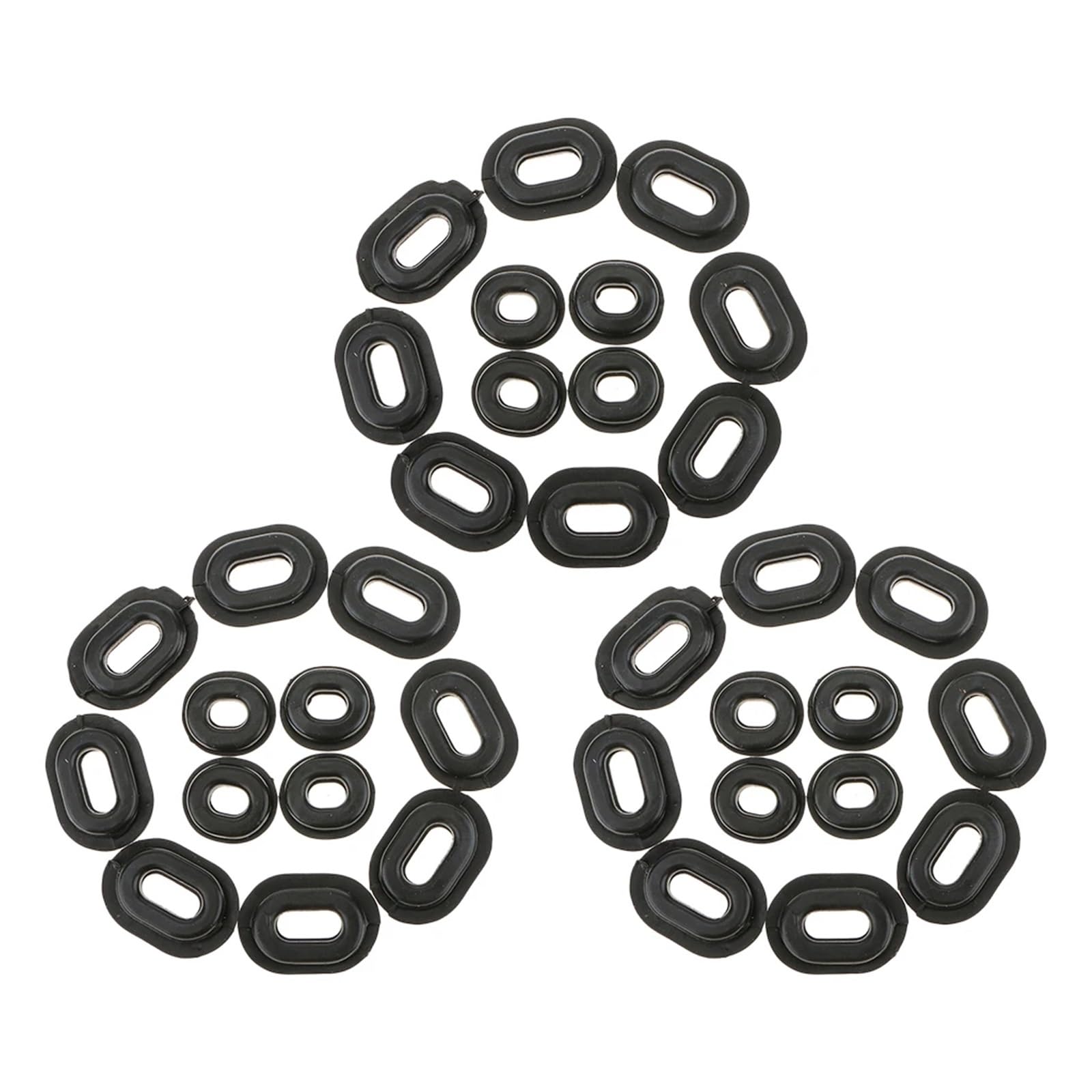 HUDVNST [Replacement] 36-teilige Gummitülle, Unterlegscheibe for die Verkleidung der einzelnen Seitenverkleidung, Gummi for die Seitenabdeckung des Motorrads, for Motorrad von HUDVNST