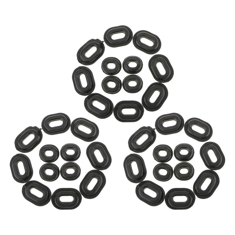 HUDVNST [Replacement] 36-teilige Gummitülle, Unterlegscheibe for die Verkleidung der einzelnen Seitenverkleidung, Gummi for die Seitenabdeckung des Motorrads, for Motorrad von HUDVNST