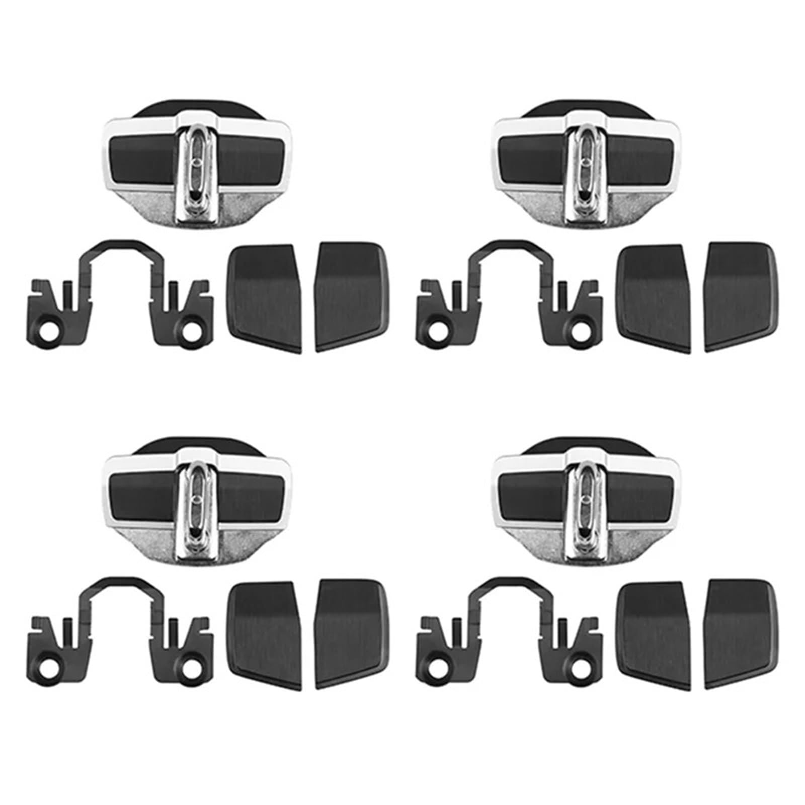 HUDVNST [Replacement] 4 Sätze, for TRD-Türstabilisator, Türschlossschutz, Riegelstopperabdeckungen, for Subaru, for XV, for Forester, for Legacy, for Outback von HUDVNST