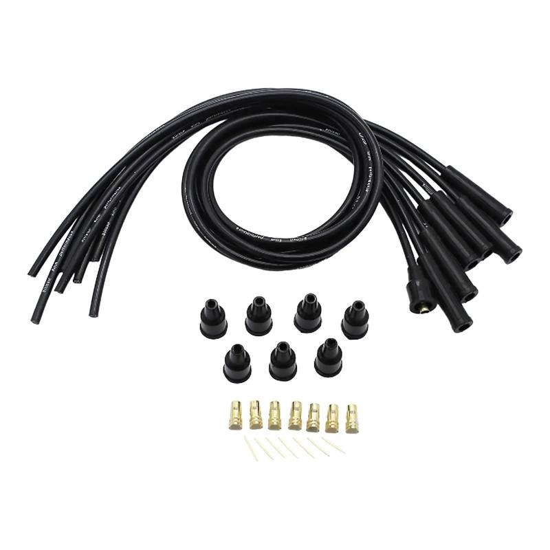HUDVNST [Replacement] 8 mm HT-Zündkabel, universell, for Klassische 6-Zylinder-Autos von HUDVNST