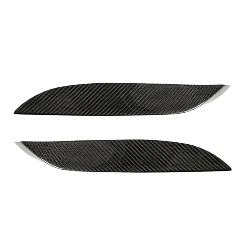 HUDVNST [Replacement] Carbon Fiber Front Bumper Side Splitter, Canards Lip Spoiler, for BMW F80, for M3 F82 F83, for M4, 2015-2018 von HUDVNST