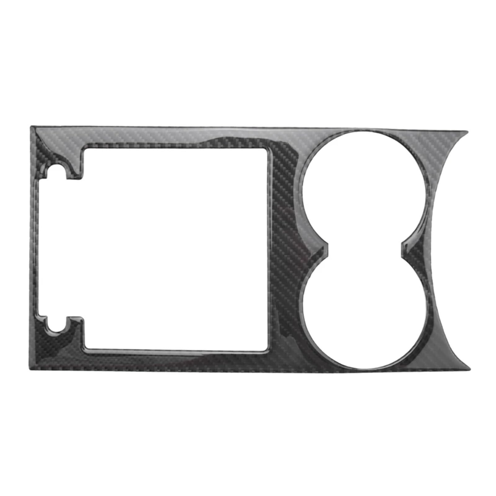 HUDVNST [Replacement] Carbon Fiber Innenverkleidung for Wasserbecherhalter, for Porsche, for Macan, Fit 2015-2018 von HUDVNST