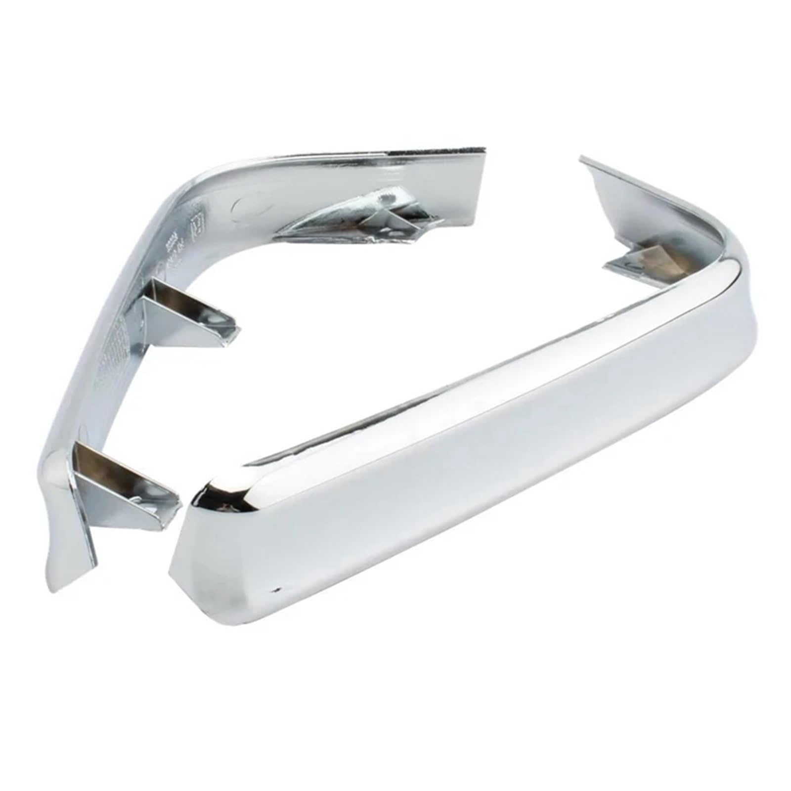 HUDVNST [Replacement] Motorrad-Kofferraum Untere Satteltasche Seitenverkleidungen Gebogene Zierleisten Abdeckung, for Honda, for Goldwing, GL1800, 2001-2011, Chrom von HUDVNST