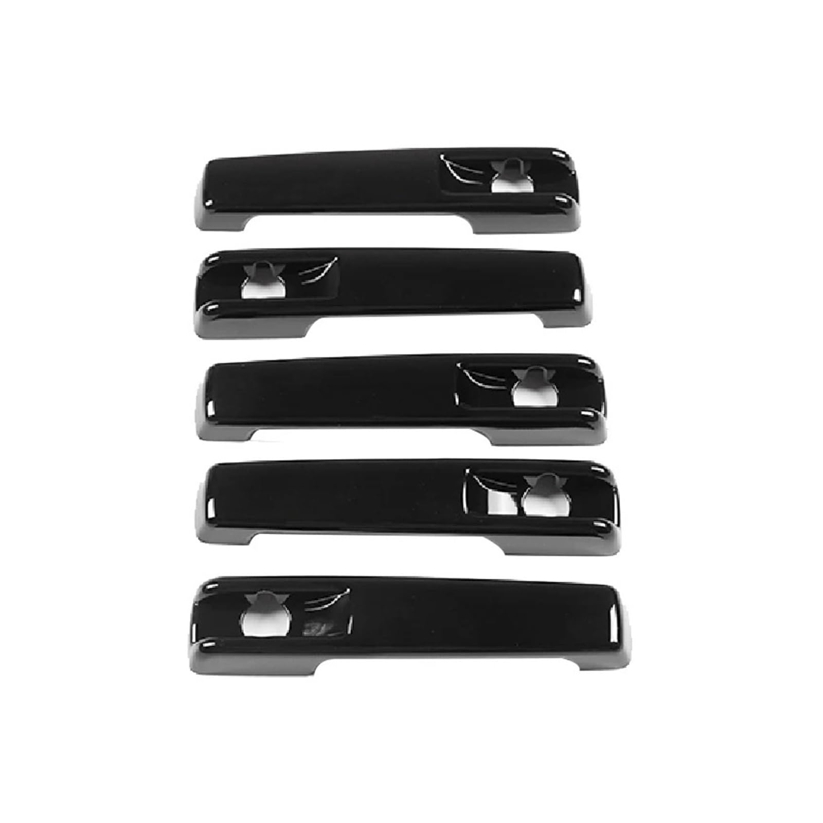 HUDVNST [Replacement] Schwarz glänzende Außentürgriff-Schutzabdeckung, for Mercedes, for Benz, for G-Klasse, W461, W463, for G55, for G63, for G500, Fit 2001-2021 von HUDVNST