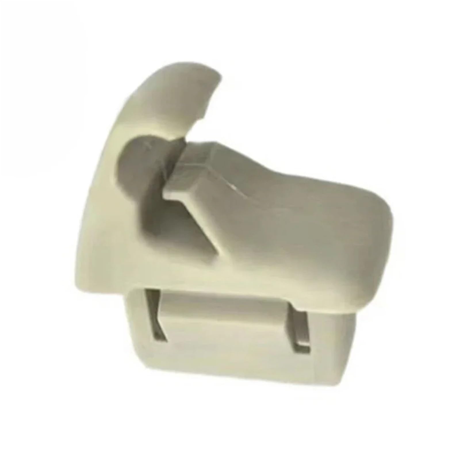 HUDVNST [Replacement] Sonnenblendenhalter-Clip, Beige, MR654343, for Mitsubishi, for Lancer, for Outlander Sport, Sonnenblendenhaken, Autozubehör, Sonnenblendenschnalle von HUDVNST