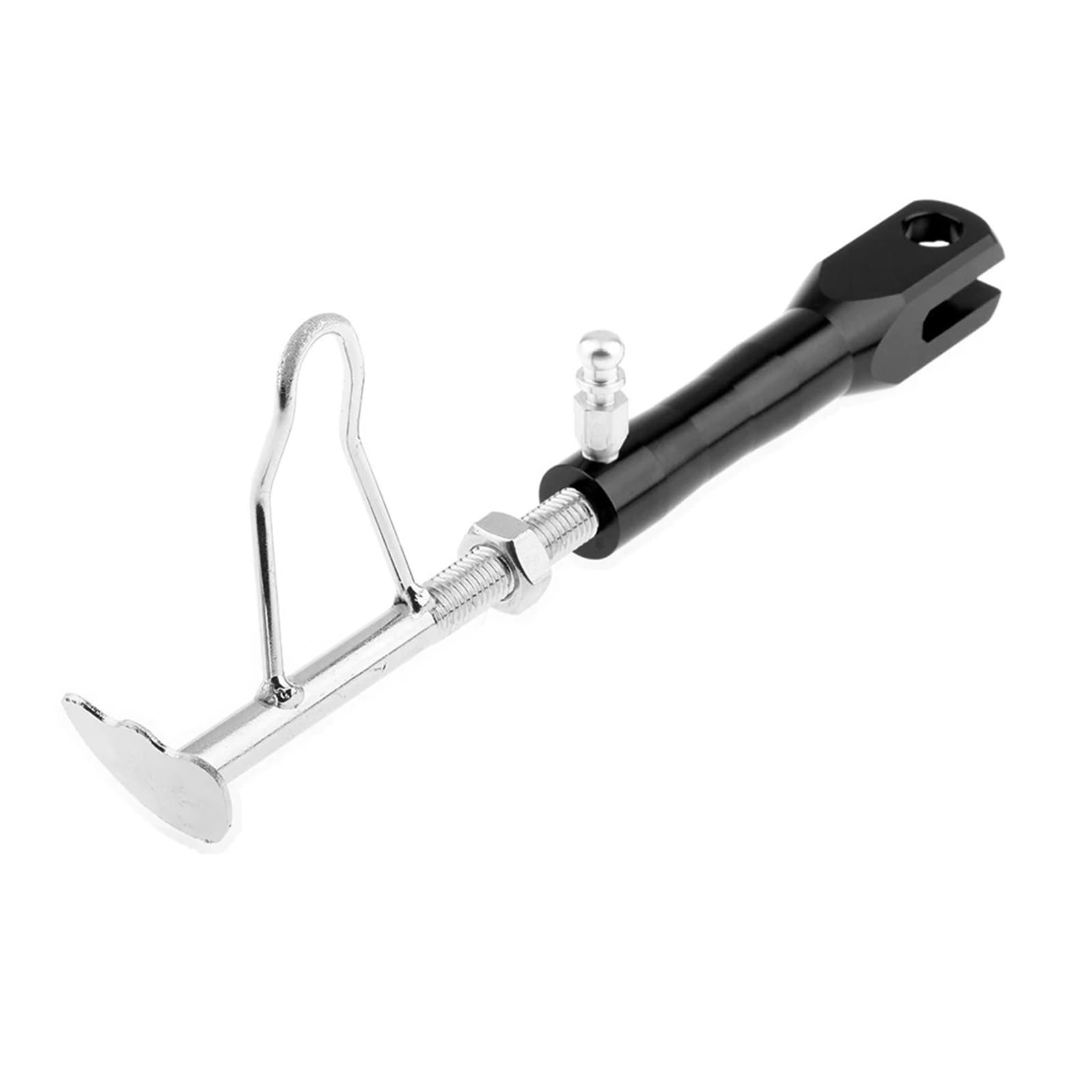 HUDVNST [Replacement] Universal-Seitenständer for Motorräder, verstellbar, Schwarz von HUDVNST