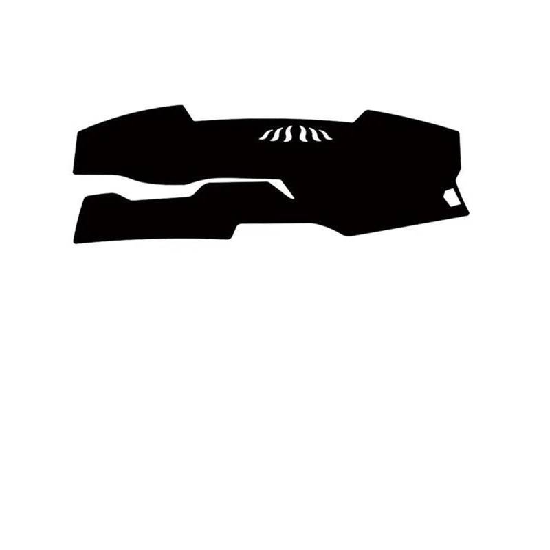Hitzebeständig Wildleder-Armaturenbrett-Abdeckung Lichtschutz-Abdeckung Armaturenbrett-Matte Schutz LHD RHD Für Changan UNI-V Für UNI V 2022 2023(Rood) von HUDVNST