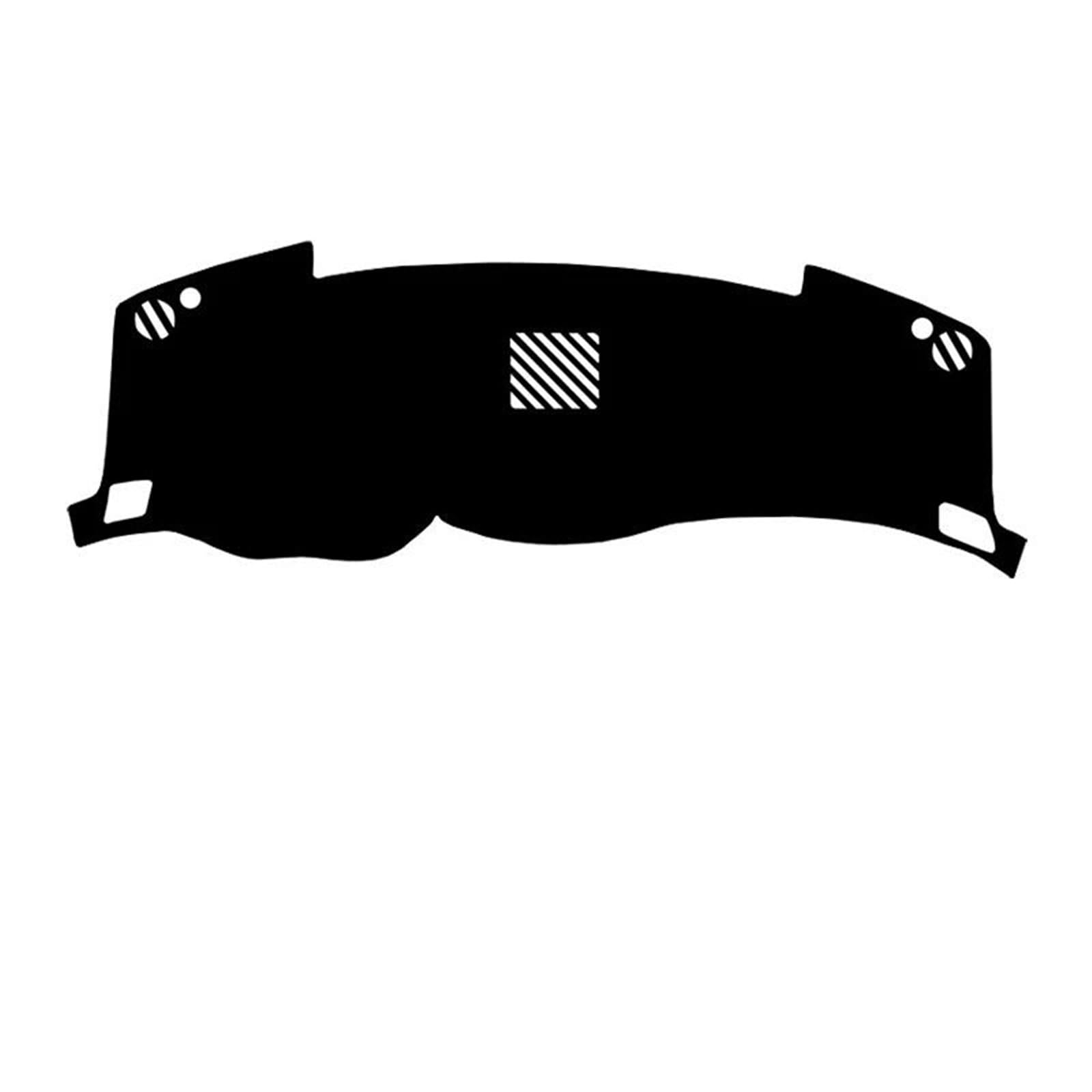 Hitzebeständig Wildleder Auto Armaturenbrett Abdeckung Lichtschutzmatte Schutzpolster Sonnenschutz LHD RHD Für Infiniti QX60 JX35 2012 2013 2014 2015-2018 QX(Black Red) von HUDVNST