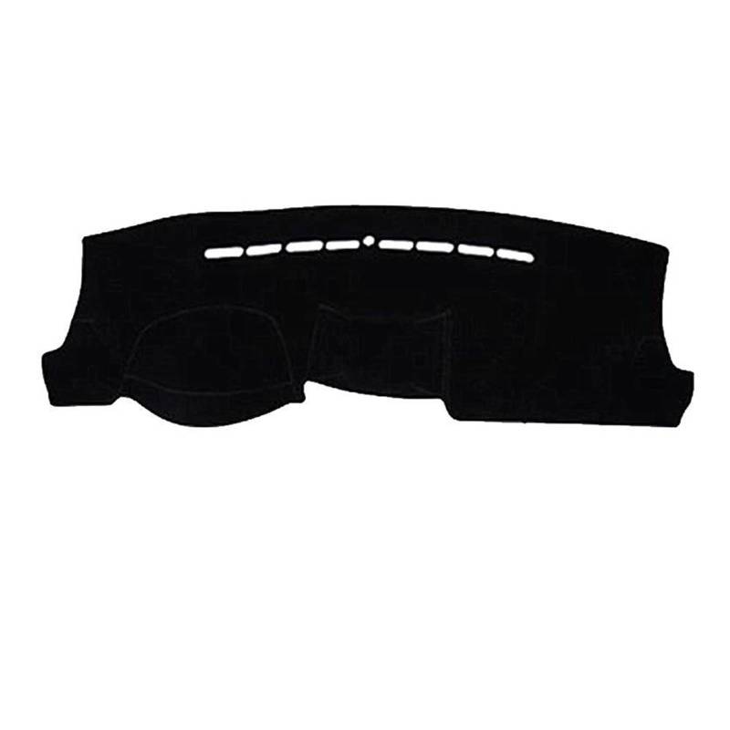 Hitzebeständig Wildleder Auto Dashboard Abdeckung Dash Matte Pad Teppich Anti-rutsch LHD RHD Für Hyundai Tucson 2006-2013(Black Black) von HUDVNST