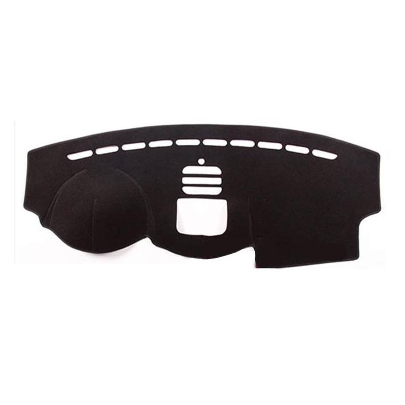 Hitzebeständig Wildleder Auto Dashboard Abdeckung Dash Matte Pad Teppich Auto Teile Dashmat LHD RHD Für Chevrolet Captiva 2012 2013-2017(Black Black) von HUDVNST