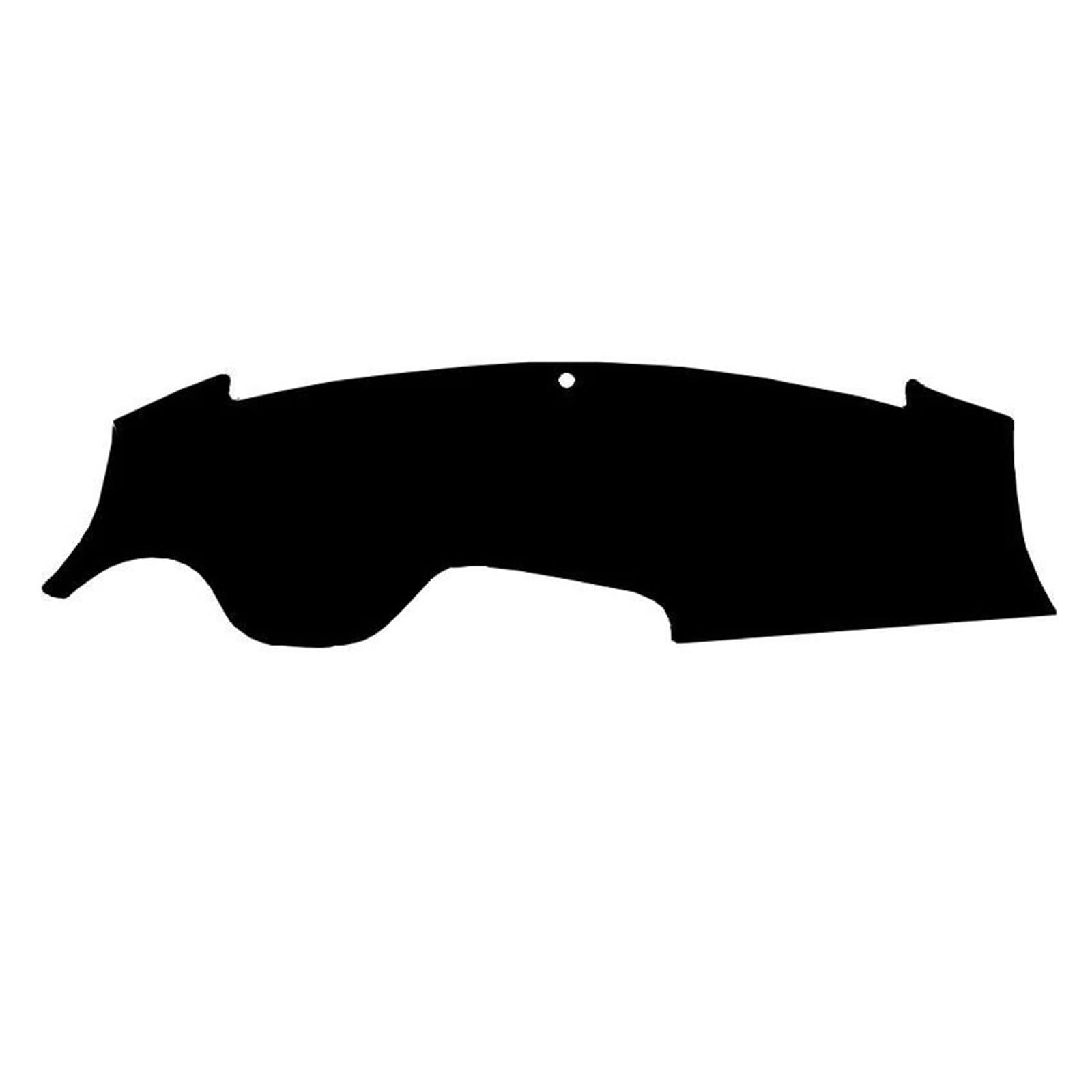 Hitzebeständig Wildleder Auto Dashboard Abdeckung Teppich Dash Matte Kissen LHD RHD Für Hyundai Elantra Für Avante Für I30 Limousine CN7 2020-2022(Black Red) von HUDVNST