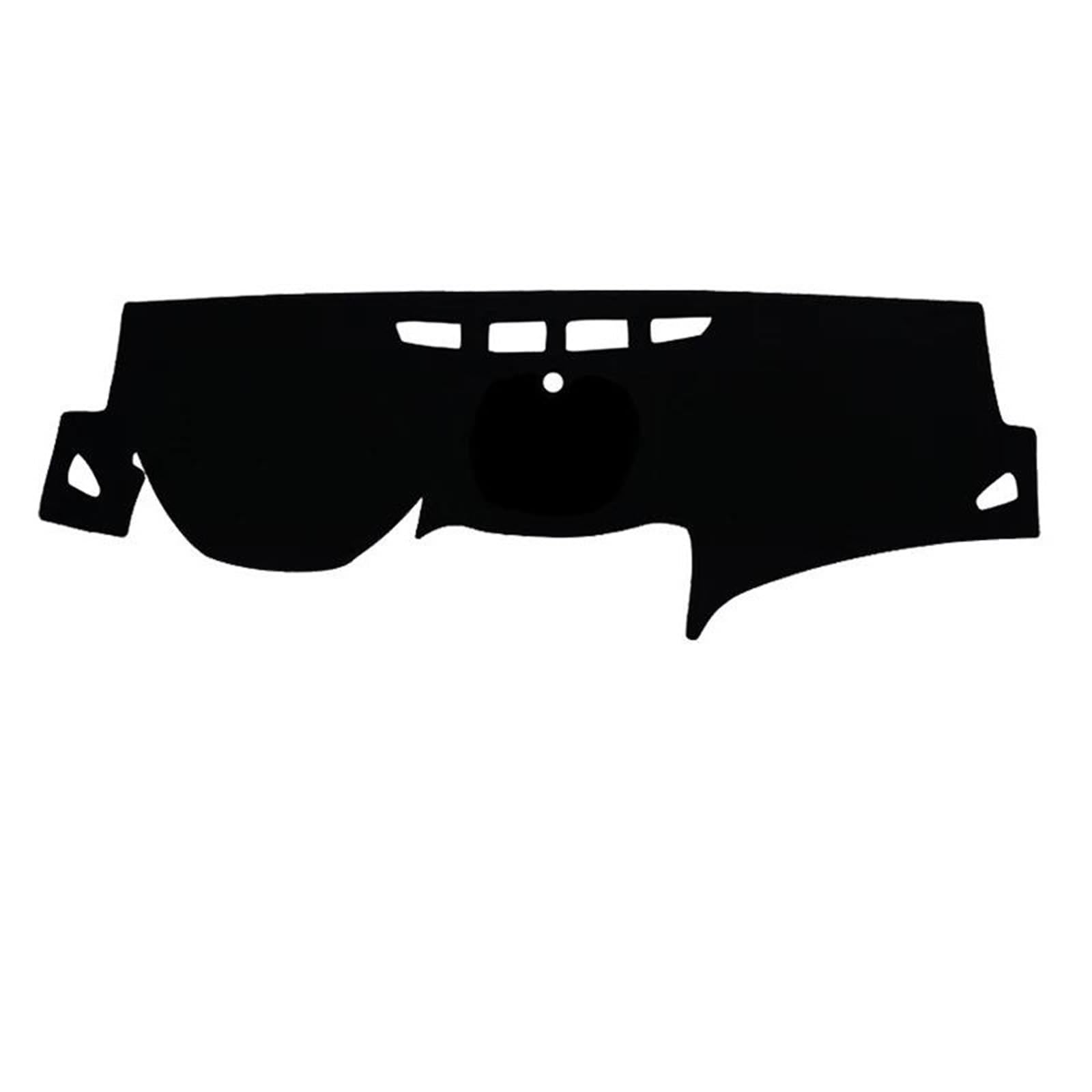 Hitzebeständig Wildleder Auto Dashboard Abdeckung Vermeiden Licht Pad Matte Schutz LHD RHD Für Cadillac ATS-L ATS 2013 2014 2015 2016-2019(Black Black,Without audio) von HUDVNST